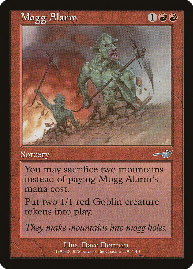 Mogg Alarm [Nemesis] MTG Single Magic: The Gathering    | Red Claw Gaming
