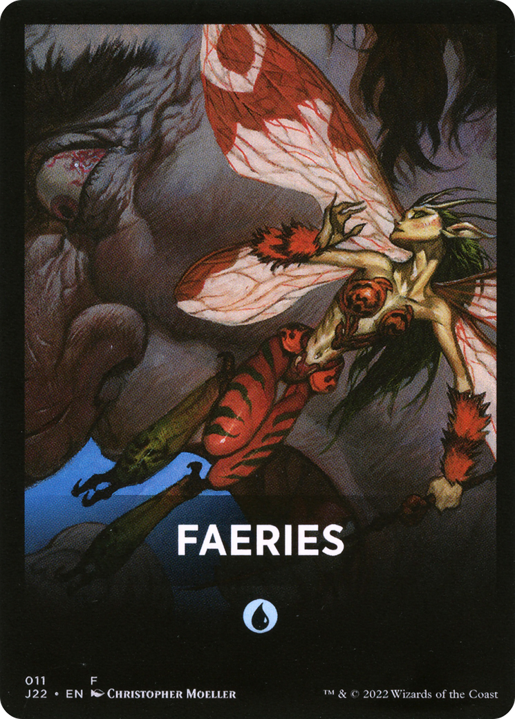 Faeries Theme Card [Jumpstart 2022 Front Cards] MTG Single Magic: The Gathering    | Red Claw Gaming