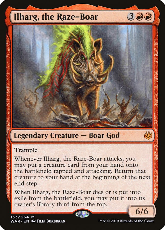 Ilharg, the Raze-Boar [War of the Spark] MTG Single Magic: The Gathering    | Red Claw Gaming