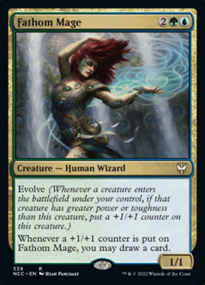 Fathom Mage [Streets of New Capenna Commander] MTG Single Magic: The Gathering    | Red Claw Gaming