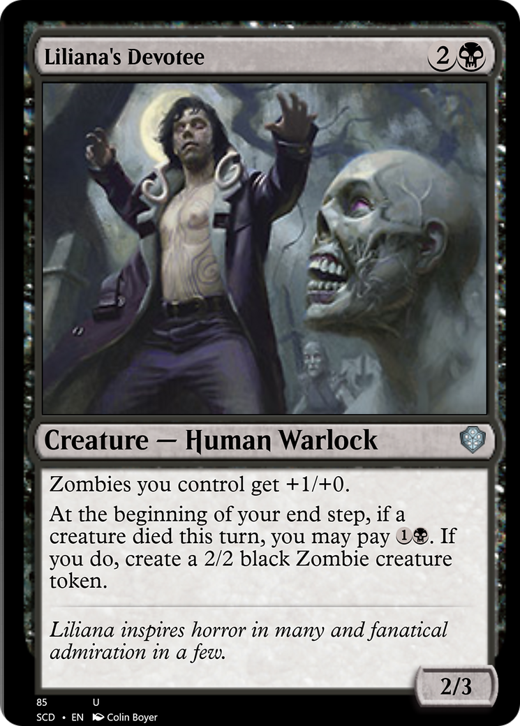 Liliana's Devotee [Starter Commander Decks] MTG Single Magic: The Gathering    | Red Claw Gaming
