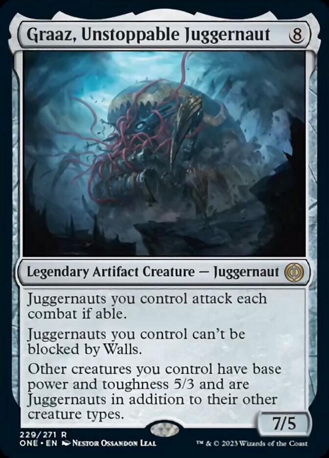 Graaz, Unstoppable Juggernaut [Phyrexia: All Will Be One] MTG Single Magic: The Gathering    | Red Claw Gaming