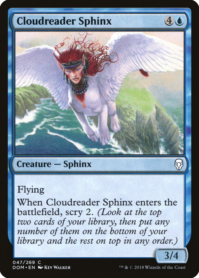 Cloudreader Sphinx [Dominaria] MTG Single Magic: The Gathering    | Red Claw Gaming