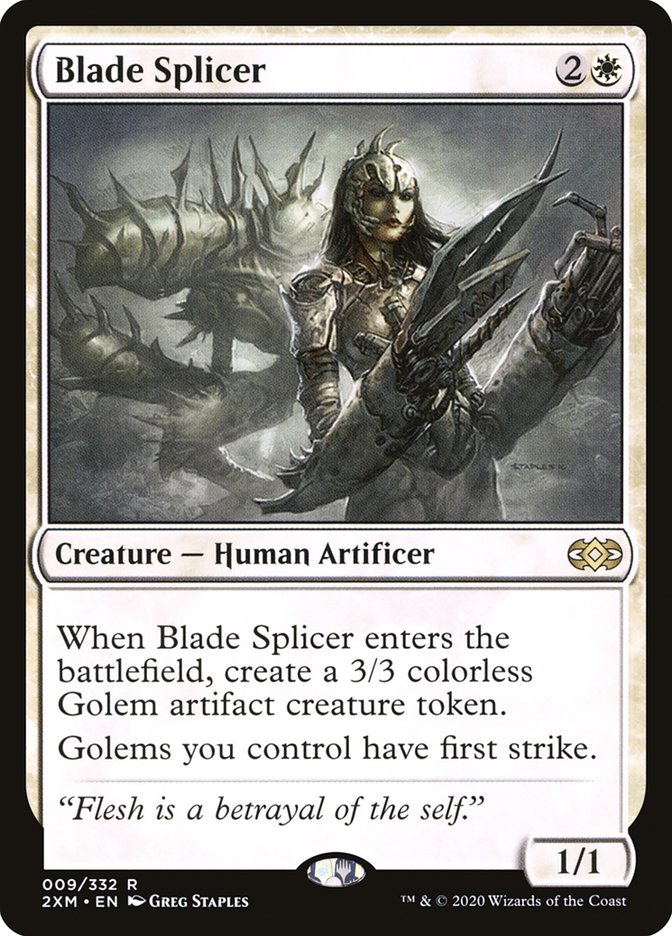 Blade Splicer [Double Masters] MTG Single Magic: The Gathering    | Red Claw Gaming