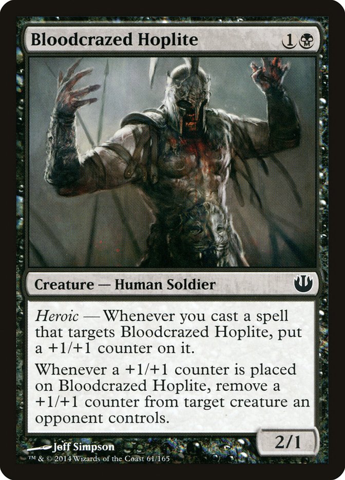 Bloodcrazed Hoplite [Journey into Nyx] MTG Single Magic: The Gathering    | Red Claw Gaming
