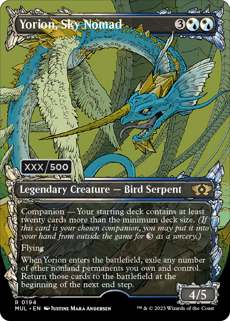 Yorion, Sky Nomad (Serialized) [Multiverse Legends] MTG Single Magic: The Gathering    | Red Claw Gaming