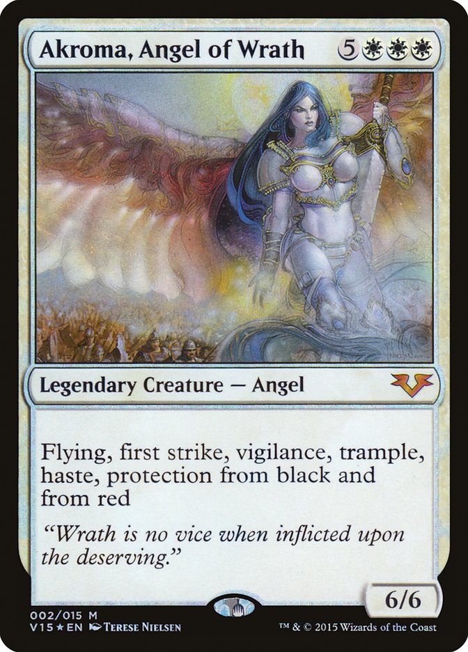 Akroma, Angel of Wrath [From the Vault: Angels] MTG Single Magic: The Gathering    | Red Claw Gaming