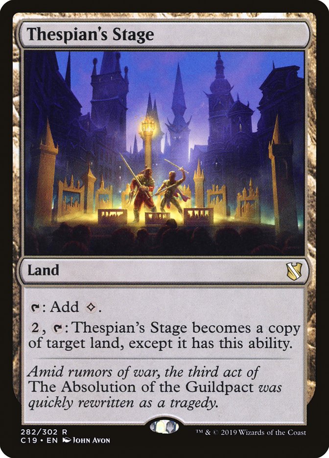 Thespian's Stage [Commander 2019] MTG Single Magic: The Gathering    | Red Claw Gaming