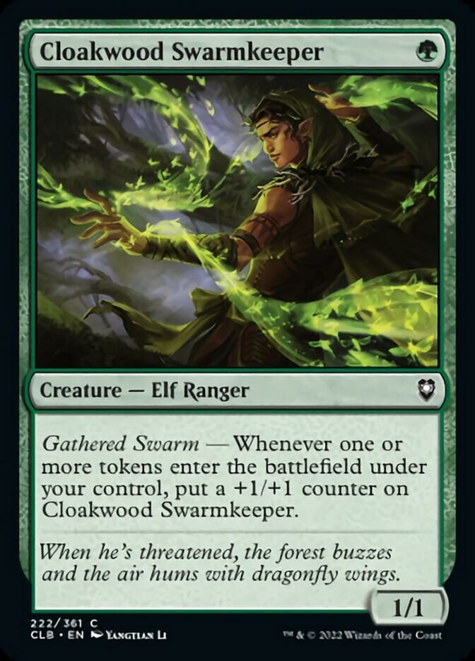 Cloakwood Swarmkeeper [Commander Legends: Battle for Baldur's Gate] MTG Single Magic: The Gathering    | Red Claw Gaming