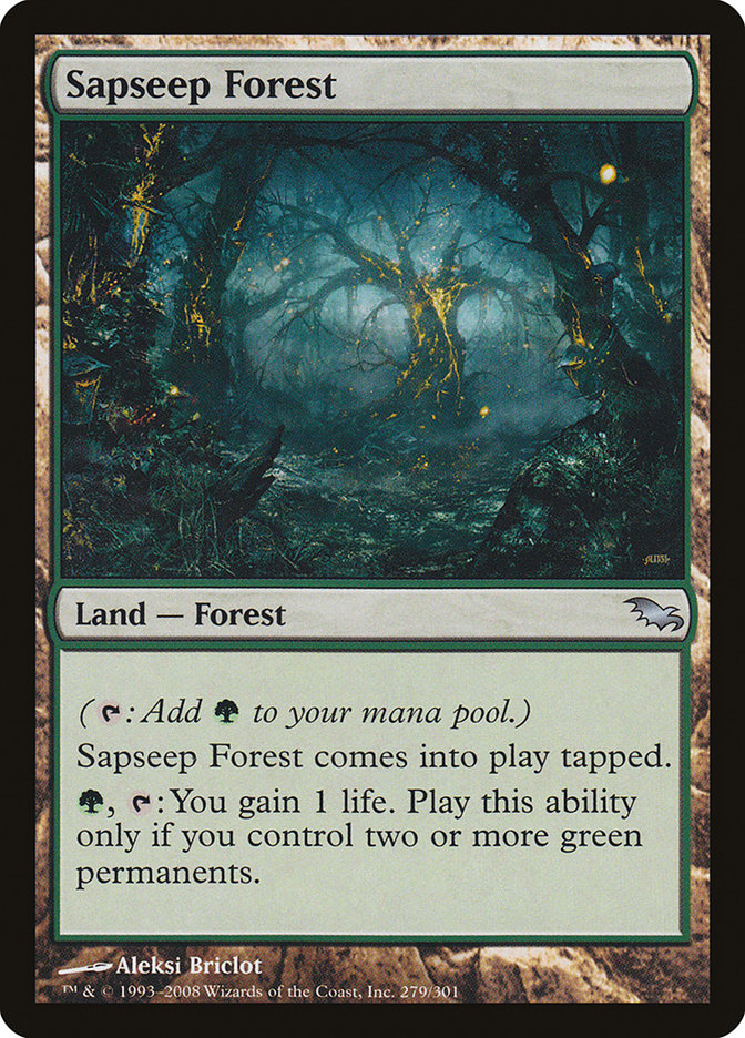 Sapseep Forest [Shadowmoor] MTG Single Magic: The Gathering    | Red Claw Gaming