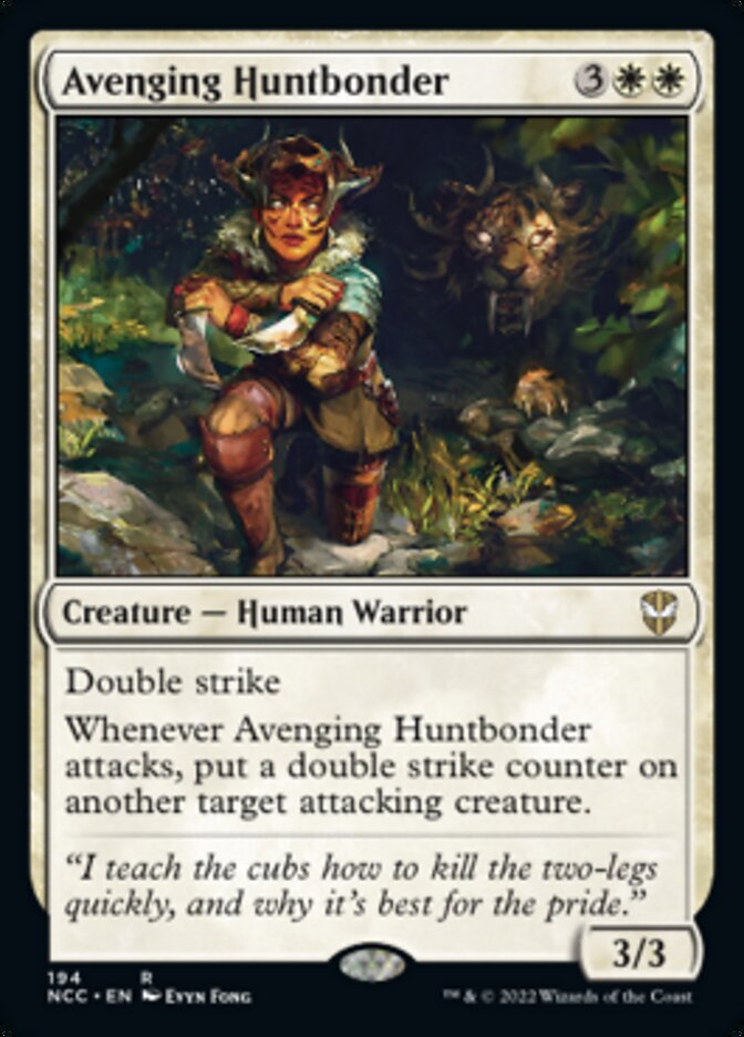 Avenging Huntbonder [Streets of New Capenna Commander] MTG Single Magic: The Gathering    | Red Claw Gaming