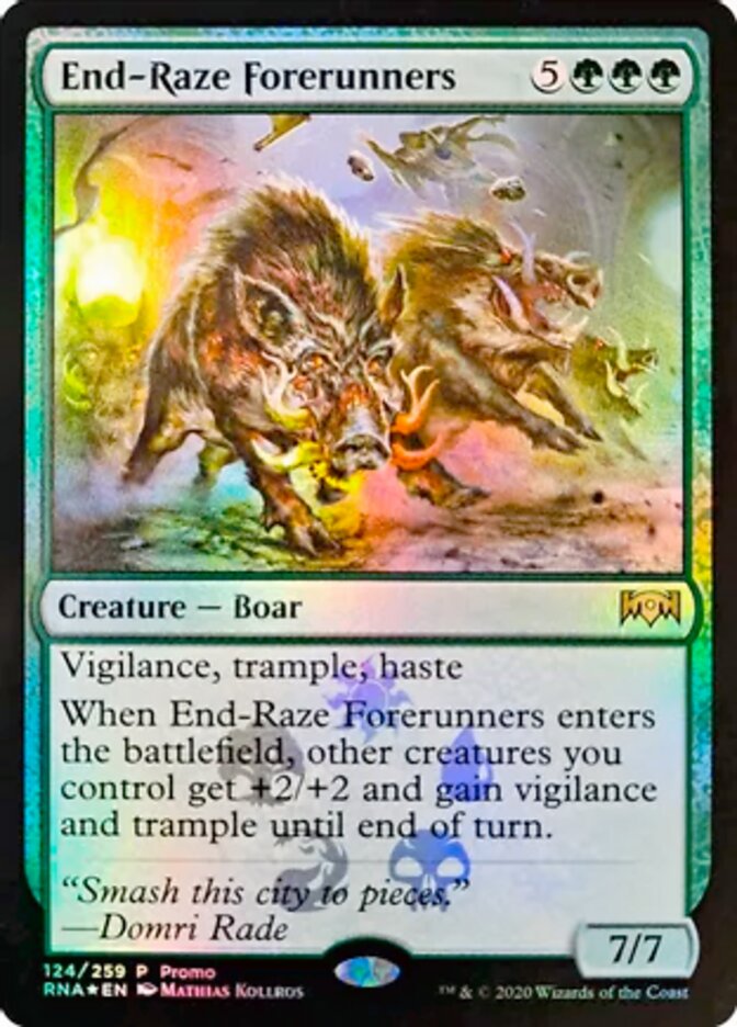 End-Raze Forerunners [Ravnica Allegiance Promos] MTG Single Magic: The Gathering    | Red Claw Gaming