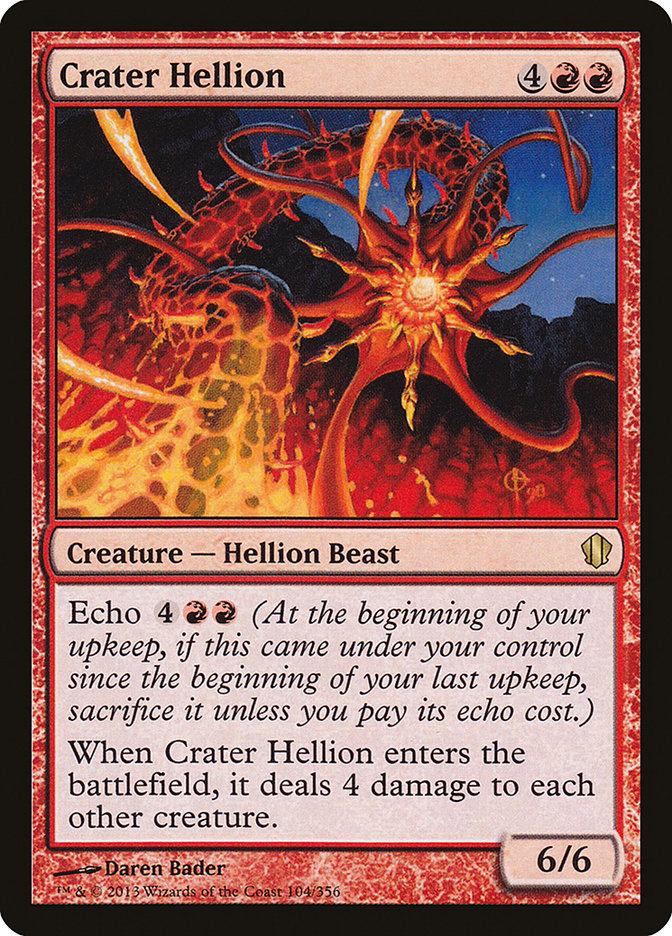 Crater Hellion [Commander 2013] MTG Single Magic: The Gathering    | Red Claw Gaming