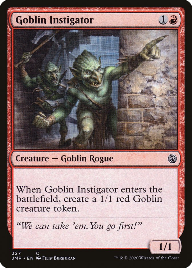 Goblin Instigator [Jumpstart] MTG Single Magic: The Gathering    | Red Claw Gaming