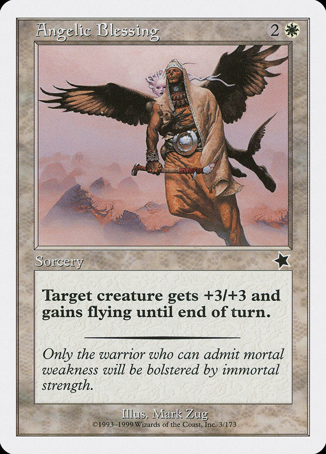 Angelic Blessing [Starter 1999] MTG Single Magic: The Gathering    | Red Claw Gaming