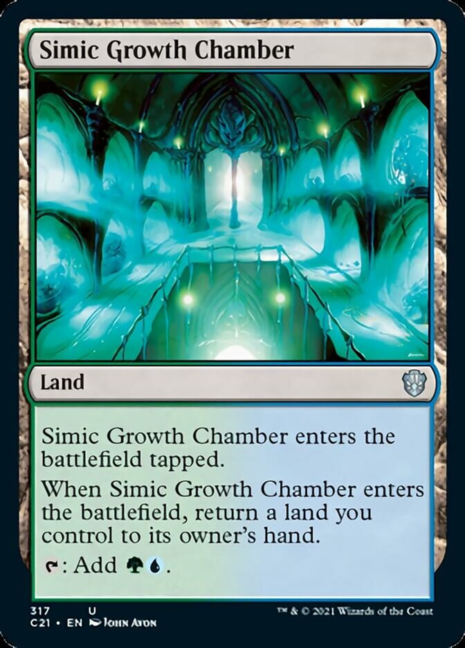 Simic Growth Chamber [Commander 2021] MTG Single Magic: The Gathering    | Red Claw Gaming