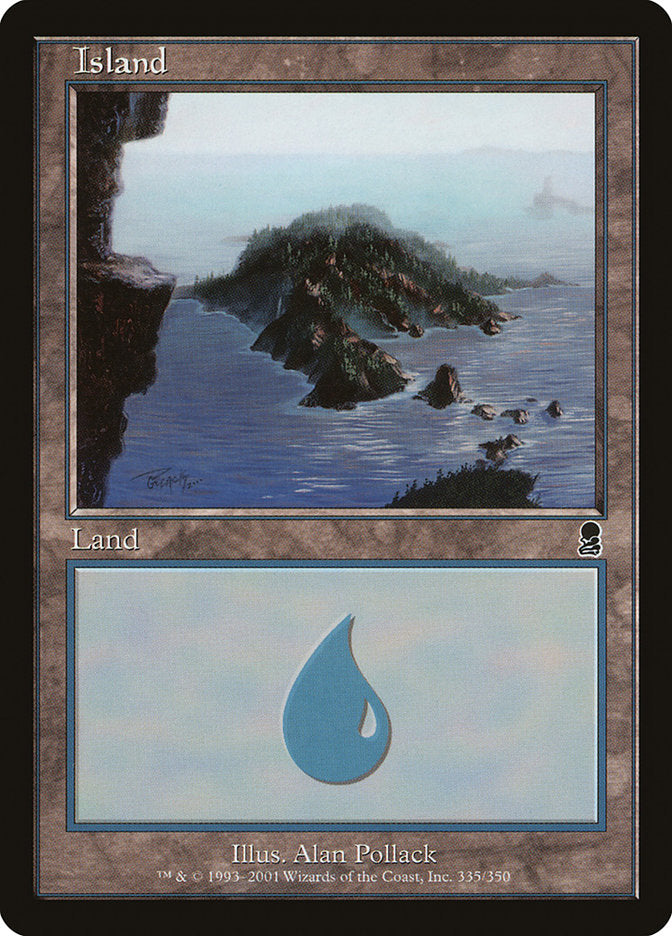 Island (335) [Odyssey] MTG Single Magic: The Gathering    | Red Claw Gaming