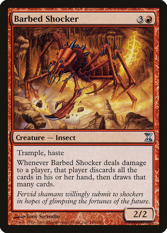 Barbed Shocker [Time Spiral] MTG Single Magic: The Gathering    | Red Claw Gaming