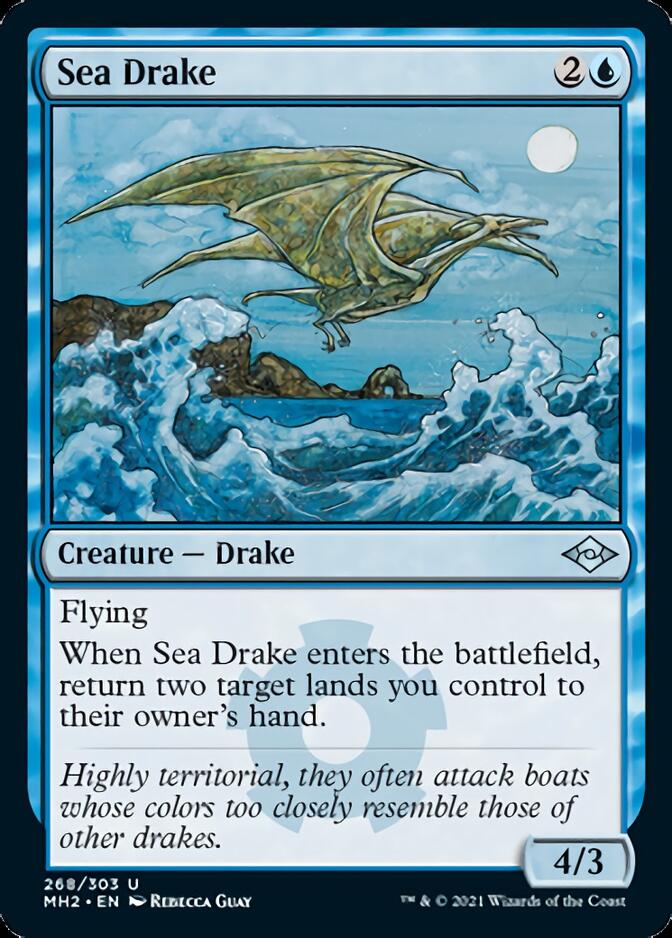 Sea Drake (Foil Etched) [Modern Horizons 2] MTG Single Magic: The Gathering    | Red Claw Gaming