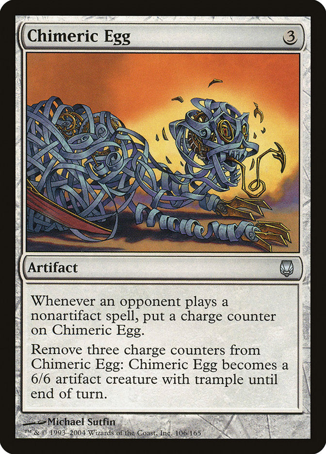 Chimeric Egg [Darksteel] MTG Single Magic: The Gathering    | Red Claw Gaming