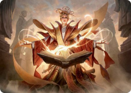 Augusta, Dean of Order Art Card [Strixhaven: School of Mages Art Series] MTG Single Magic: The Gathering    | Red Claw Gaming