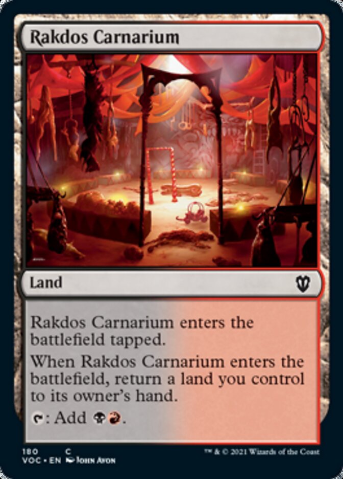 Rakdos Carnarium [Innistrad: Crimson Vow Commander] MTG Single Magic: The Gathering    | Red Claw Gaming