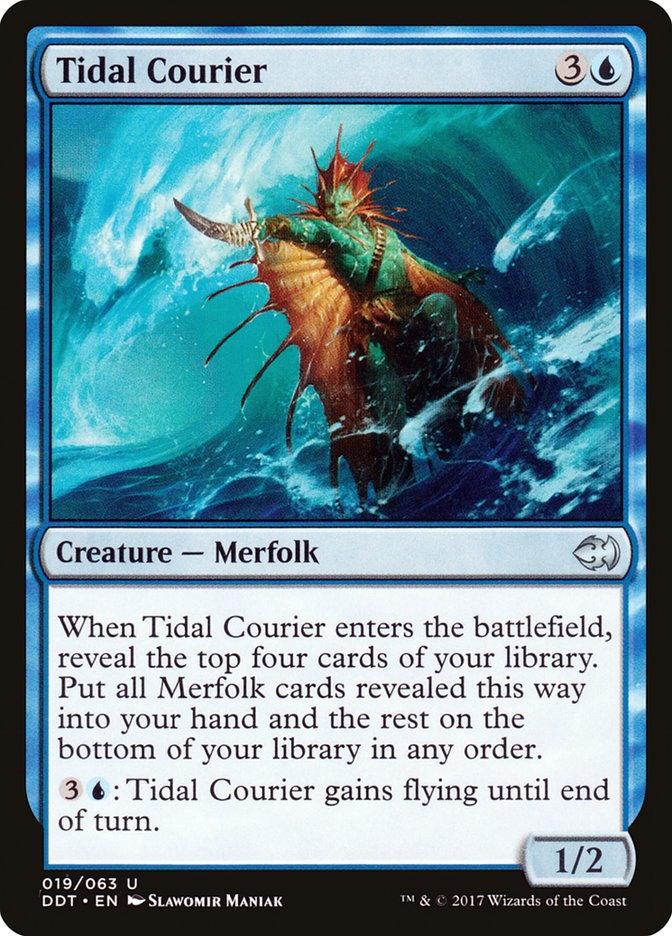 Tidal Courier [Duel Decks: Merfolk vs. Goblins] MTG Single Magic: The Gathering    | Red Claw Gaming
