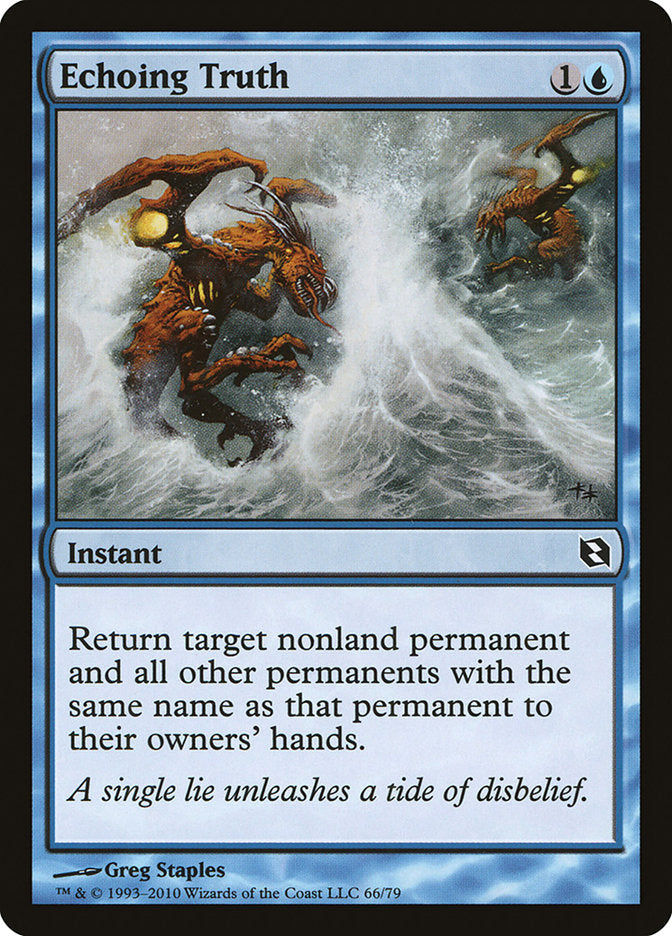 Echoing Truth [Duel Decks: Elspeth vs. Tezzeret] MTG Single Magic: The Gathering    | Red Claw Gaming