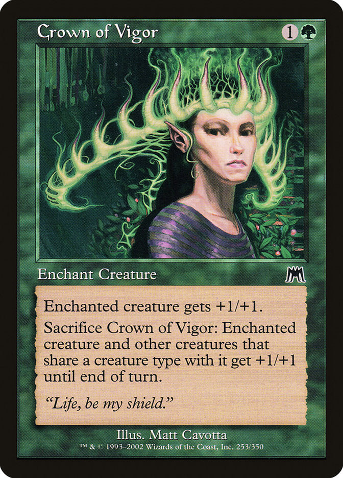 Crown of Vigor [Onslaught] MTG Single Magic: The Gathering    | Red Claw Gaming