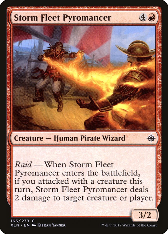 Storm Fleet Pyromancer [Ixalan] MTG Single Magic: The Gathering    | Red Claw Gaming