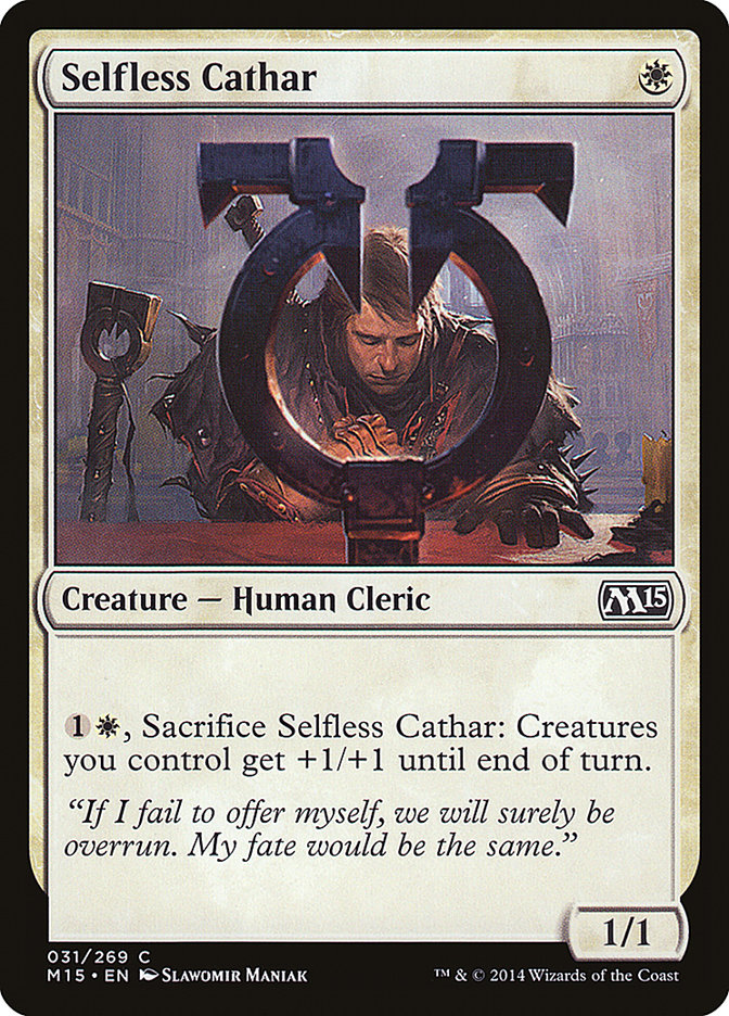 Selfless Cathar [Magic 2015] MTG Single Magic: The Gathering    | Red Claw Gaming