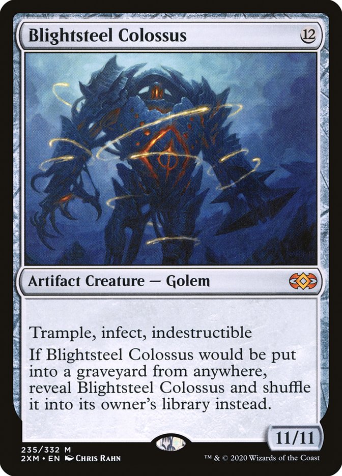 Blightsteel Colossus [Double Masters] MTG Single Magic: The Gathering    | Red Claw Gaming