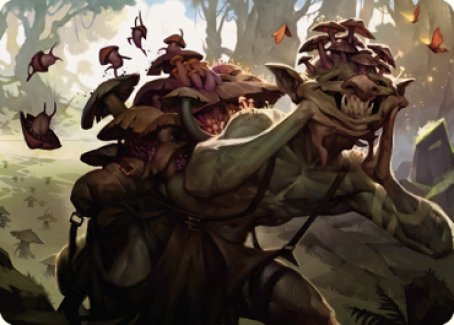 Sprouting Goblin Art Card [Dominaria United Art Series] MTG Single Magic: The Gathering    | Red Claw Gaming