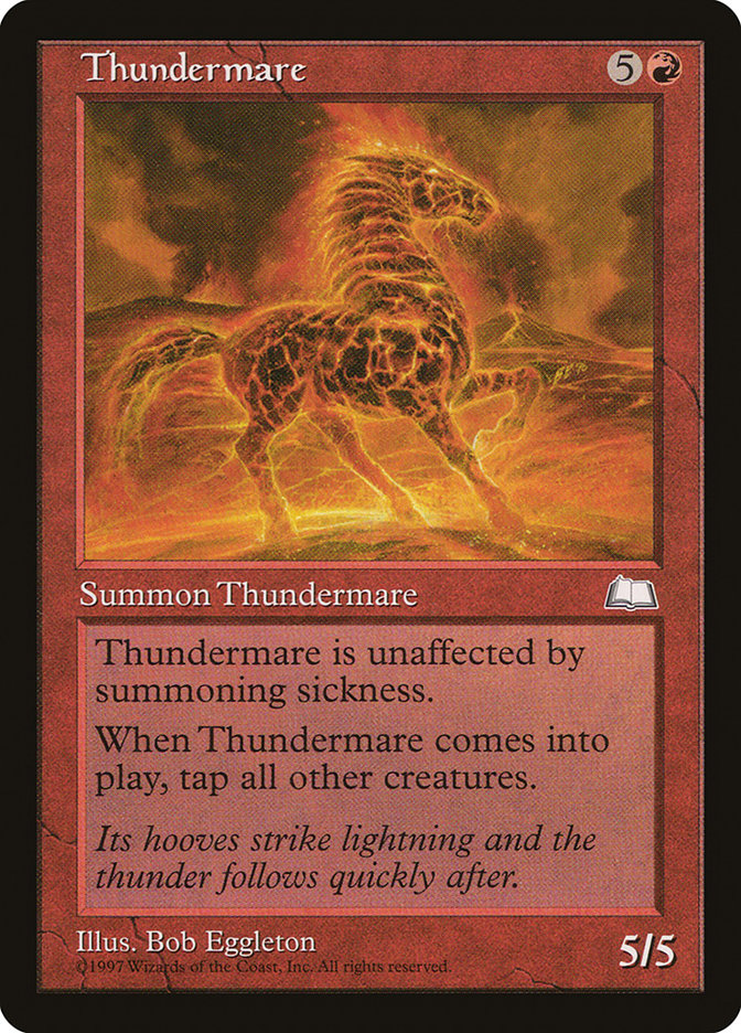 Thundermare [Weatherlight] MTG Single Magic: The Gathering    | Red Claw Gaming