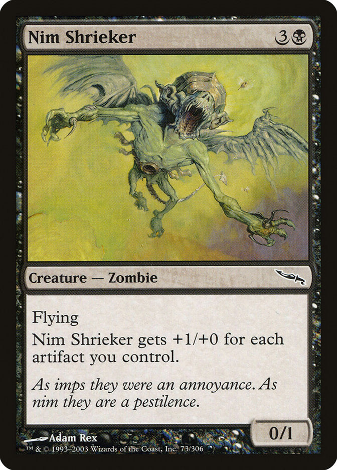 Nim Shrieker [Mirrodin] MTG Single Magic: The Gathering    | Red Claw Gaming