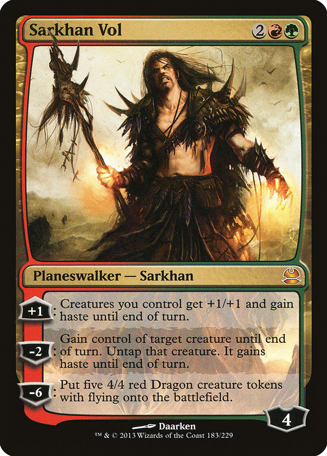 Sarkhan Vol [Modern Masters] MTG Single Magic: The Gathering    | Red Claw Gaming