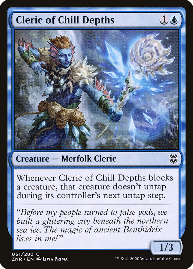Cleric of Chill Depths [Zendikar Rising] MTG Single Magic: The Gathering    | Red Claw Gaming