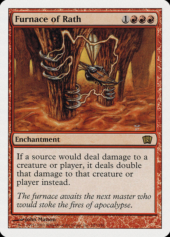 Furnace of Rath [Eighth Edition] MTG Single Magic: The Gathering    | Red Claw Gaming