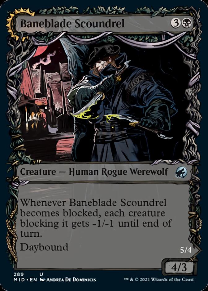 Baneblade Scoundrel // Baneclaw Marauder (Showcase Equinox) [Innistrad: Midnight Hunt] MTG Single Magic: The Gathering    | Red Claw Gaming