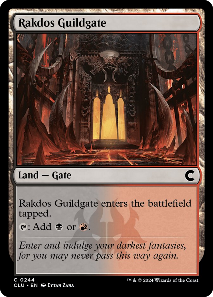 Rakdos Guildgate [Ravnica: Clue Edition] MTG Single Magic: The Gathering    | Red Claw Gaming