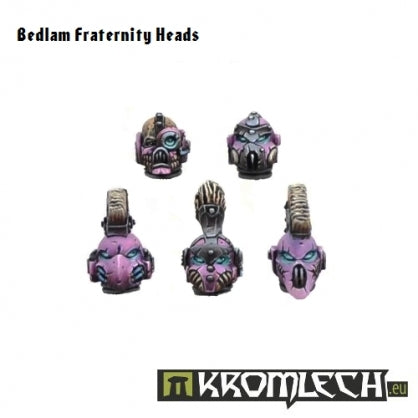 Bedlam Fraternity Heads (10) Minatures Kromlech    | Red Claw Gaming