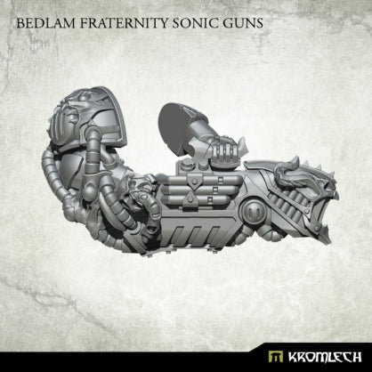 Bedlam Fraternity Sonic Guns (4) Minatures Kromlech    | Red Claw Gaming