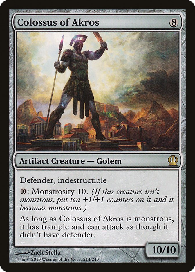 Colossus of Akros [Theros] MTG Single Magic: The Gathering    | Red Claw Gaming