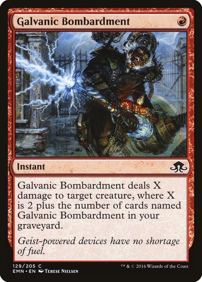 Galvanic Bombardment [Eldritch Moon] MTG Single Magic: The Gathering    | Red Claw Gaming