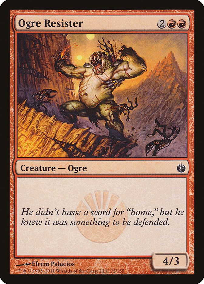 Ogre Resister [Mirrodin Besieged] MTG Single Magic: The Gathering    | Red Claw Gaming