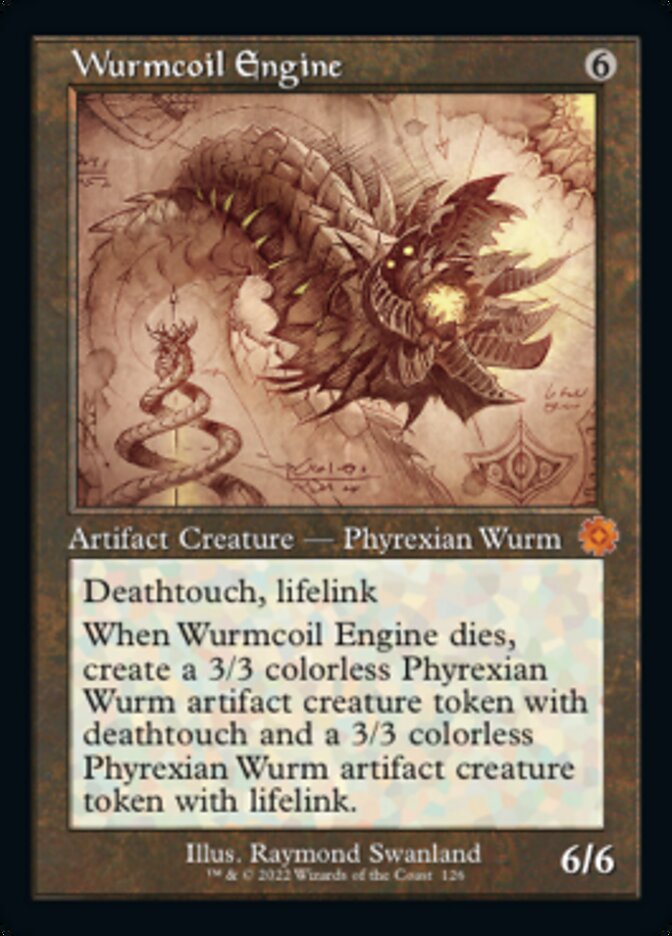 Wurmcoil Engine (Retro Schematic) [The Brothers' War Retro Artifacts] MTG Single Magic: The Gathering    | Red Claw Gaming