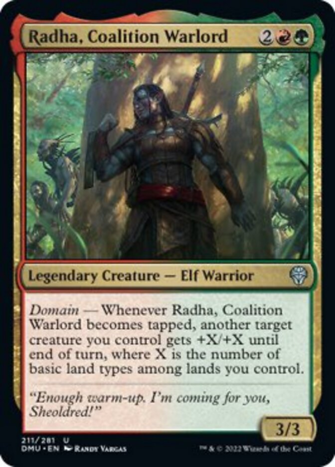 Radha, Coalition Warlord [Dominaria United] MTG Single Magic: The Gathering    | Red Claw Gaming