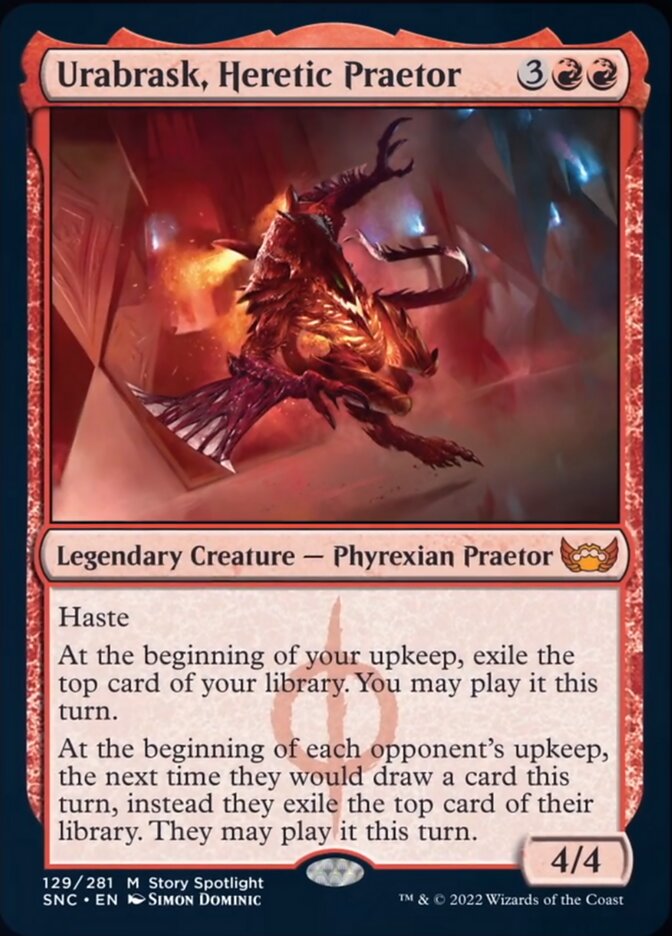 Urabrask, Heretic Praetor [Streets of New Capenna] MTG Single Magic: The Gathering    | Red Claw Gaming