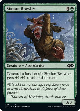 Simian Brawler [Jumpstart 2022] MTG Single Magic: The Gathering    | Red Claw Gaming