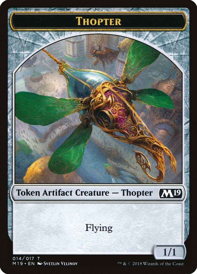 Goblin // Thopter Double-Sided Token (Game Night) [Core Set 2019 Tokens] MTG Single Magic: The Gathering    | Red Claw Gaming